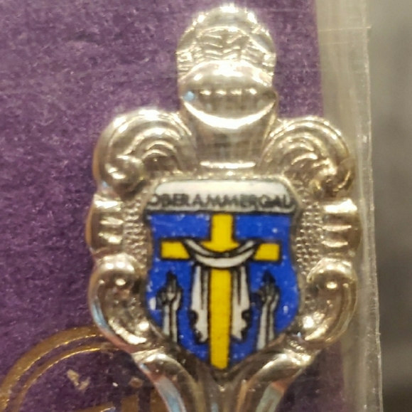 Vintage Sterling Collectible Oberammergau Souvenir Spoon - NOS - Picture 4 of 5